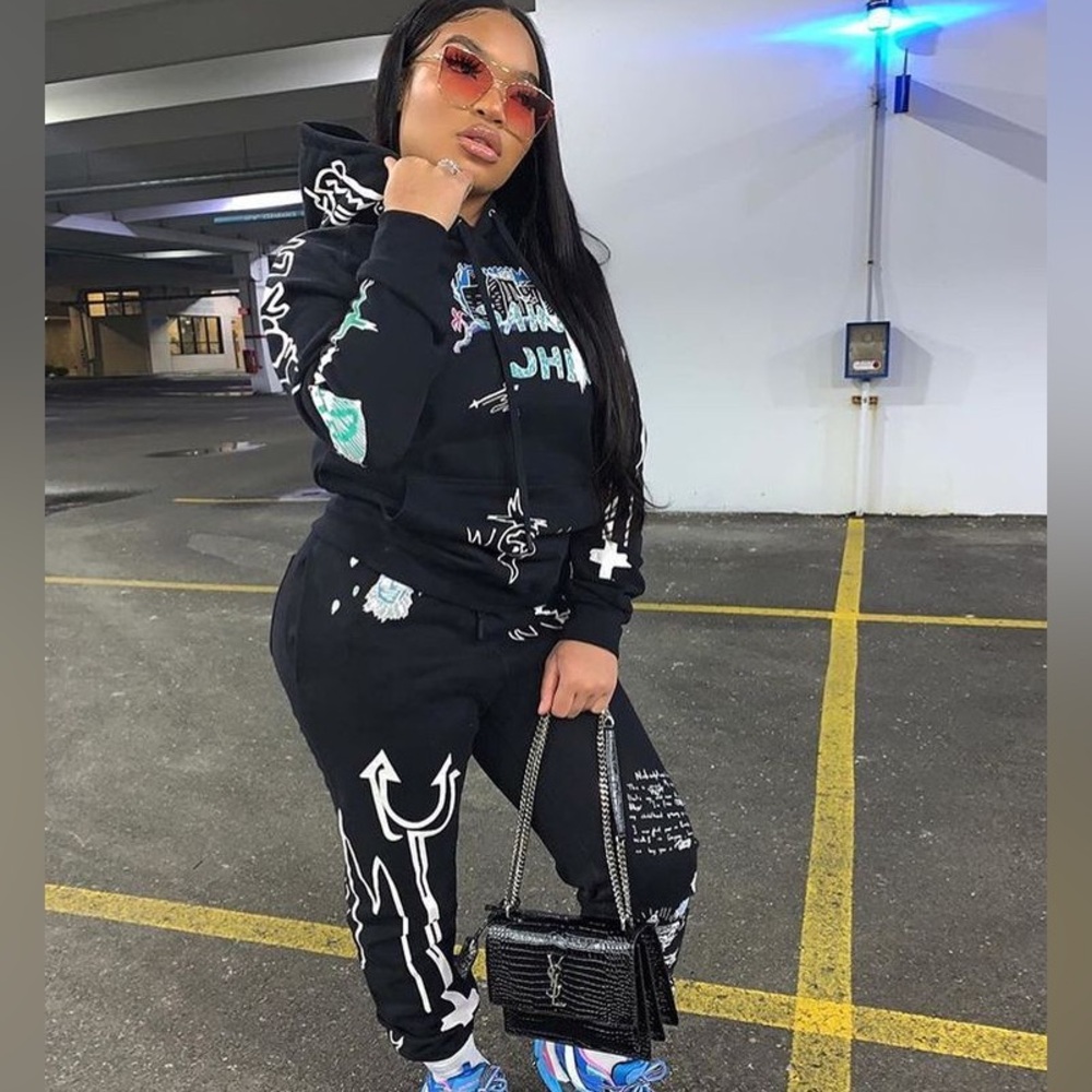 🖤CHRISTIANSEXCLUB JOURNAL SWEATPANTS - BLACK🖤